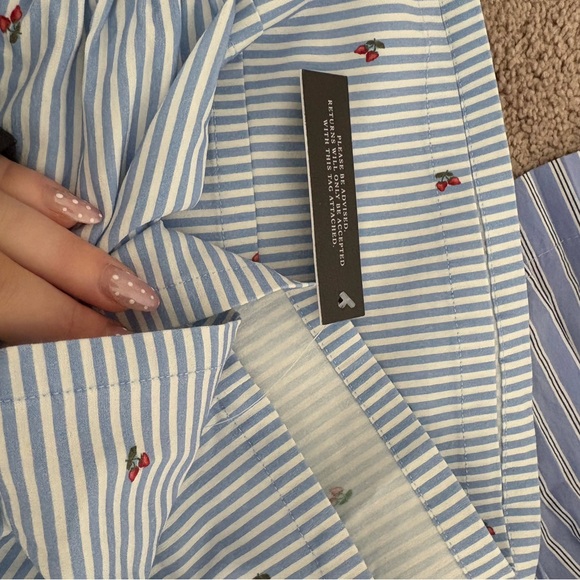 Tiered Midi Skirt in Sky Multi WeWoreWhat - Picture 7 of 7